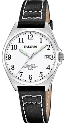 Produktbild von Calypso Damenuhr Analog aus Leder Schwarz