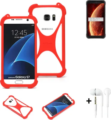 Produktbild von Handy-hülle + Kopfhörer kompatibel mit Blackview BV4900 Schutz-hülle Bumper Silikon Schutz Hülle Cover Case Silikoncase Silikonbumper TPU Softcase