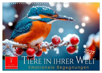 Produktbild von Tiere in ihrer Welt (Wandkalender 2027 DIN A3 quer), CALVENDO Monatskalender