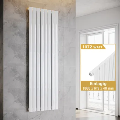 Zdjęcie produktu dla Grzejnik płytowy SONNI Grzejnik pionowy Jednowarstwowy Biały 1800×619mm