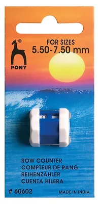 Produktbild von Pony Reihenzähler Kunststoff Mehrfarbig 7x4x20
