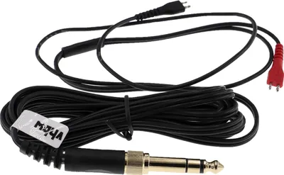 Produktbild von vhbw Audio AUX Kabel kompatibel mit Sennheiser HD 222, HD 25, HD 224, HD 230 Kopfhörer - Audiokabel 3,5mm Klinkenstecker auf 6,3 mm, 11,2 cm Schwarz
