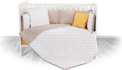 Immagine prodotto di Lorelli baby set biancheria da letto 5 pezzi piumone 140 x 95 cm cuscino 43 x 35 cm nido beige