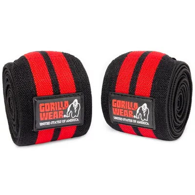 Produktbild von Gorilla Wear Knee Wraps black/red 2,5m / 98Inch