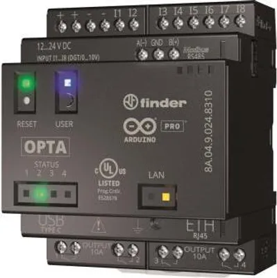 Immagine prodotto di Finder Opta Lite 8A.04.9.024.8300 SPS-Kommunikationsmodul 12 V/DC, 24 V/DC (8A.04.9.024.8300)