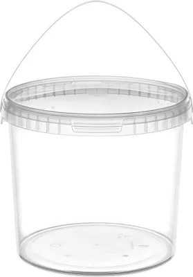Produktbild von Garronda Eimer mit Deckel, 8 Liter, 1 Stück, für die Lagerung von Lebensmittel- und Chemischen Produkten Transparent GD-0072