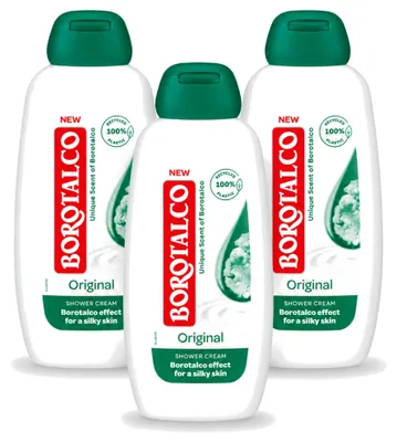 Produktbild von 3 x Borotalco Original Douchegel - 250 ml - Vorteilspackung - 3 Stücke