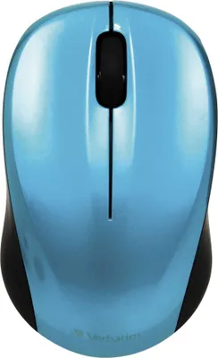 Produktbild von Verbatim Go Nano, Beidhändig, RF Wireless, 1600 DPI, Cyan