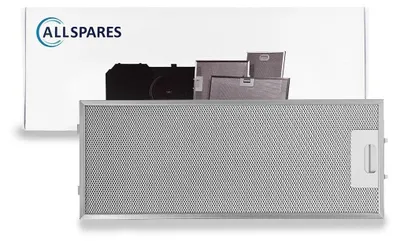 Immagine prodotto di Filtro metallico AllSpares per cofani estrattori adatto a AS-MF070, 352813, 00352813 (445x175x9mm)