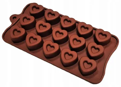 Produktbild von Eurobatt Silikonform Pralinen Schokolade Herzen Valentinstag