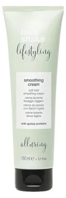 Produktbild von Milk_shake Smoothing Cream, Haarcreme, Frauen, Alle Haare, Alle Farben, 150 ml, Farbschutz, Hitzeschutz, Feuchtigkeitsspendend, Glättend