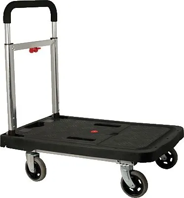 Produktbild von Pavo - Transportkar Pavo faltbar 137 kg schwarz | 1 Stück