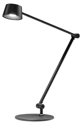 Produktbild von Efira L Tischleuchte – 6,2 W LED, 3000 K, dimmbar, mattschwarzes Aluminiumgestell mit Methacrylat-Diffusor – Gea Luce