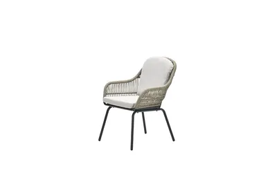 Productafbeelding van Triton dining fauteuil - carbon black - rope donker zand - desert sand