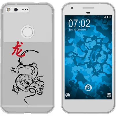 Produktbild von PhoneNatic Case kompatibel mit Google Pixel XL Silikon-Hülle Tierkreis Chinesisch M5