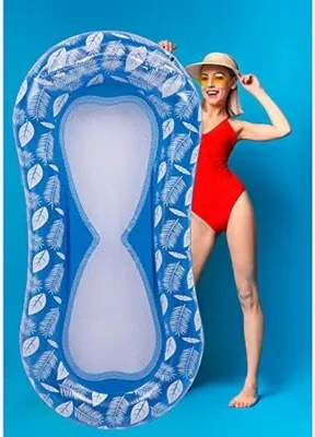 Produktbild von Famanu Wasserhängematte mit Netz - Aufblasbar, Ergonomisches Design
