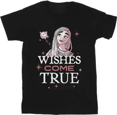 Productafbeelding van Wish - T-shirt "Wishes Come True" voor meisjes, katoen, model BI56343 (maat 152-158) (zwart)