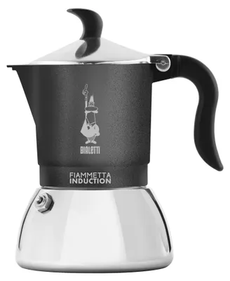 Obrázek produktu pro Bialetti Fiammetta Induction, Moka konvička, Šedá, Hliník, Ocel, 4 hrnků, Fiammetta, 1 kusů