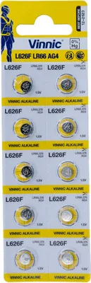 Produktbild von Vinnic - Lr66 (Ag4) 10 Batterien