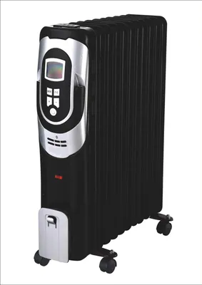 Obrázok produktu pre Guzzanti GZ411BD, Olejový elektrický ohrievač, Olej, Vnútorný, Podlaha, Čierna, Tlačidlá