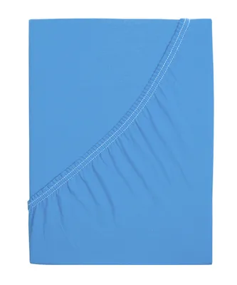 Zdjęcie produktu dla Prześcieradło z bawełny czesanej MAKO - Sky blue