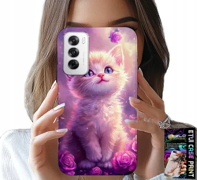 Zdjęcie produktu dla Etui Do Oppo Reno12 5G - Słodki Kotek, Kot, Wzory Ze Zwierzętami