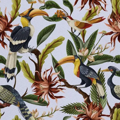 Image de OUTDOOR DECOSTOMES OXFORD - Motif oiseaux exotiques I DX301