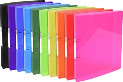 Image de Exacompta 10x Classeur 2 anneaux 30mm PP A4 maxi Couleurs assorties 54770E