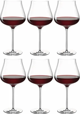 Produktbild von LEONARDO 066412, Rotweinglas, Standard-Glas, Glas, Transparent, Burgunderwein, klar