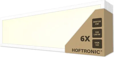 Produktbild von hoftronic LED-Panel 36W 120x30 cm 3000K flimmerfrei UGR22 Philips-Treiber