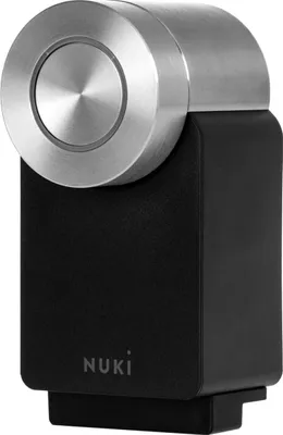 Produktbild von Nuki Smart Lock 4.0 Pro schwarz, elektronisches Türschloss