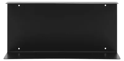 Image de Étagère de parete Lille en acier noir 40×18×18 cm