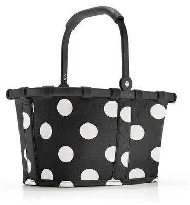 Zdjęcie produktu dla Reisenthel carrybag, Koszyk na zakupy, Czarny, Biały, Aluminium, Poliester, 22 l, 480 mm, 280 mm
