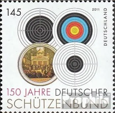 Produktbild von Briefmarken BRD (BR.Deutschland) 2011 Mi 2881 (kompl.Ausg.) postfrisch 150 Jahre Dt. Schützenbund