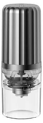 Produktbild von Zimilo Elektrische Kaffeemühle USB, Keramikmahlwerk, einstellbarer Mahlgrad, automatische Abschaltung, tragbar, Kupfermotor, Schwarz