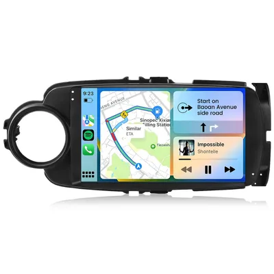 Immagine prodotto di Autoradio Hexinex per Toyota Yaris (2012-2017) 9 pollici 2 GB + 64 GB Android 15 WIFI GPS, CarPlay, Android Auto