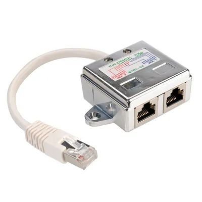 Produktbild von VALUE T-Adapter Kat.5e, STP (21.99.3050)