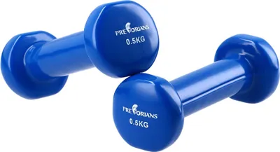 Produktbild von Hantel Set 2x0,5 kg, Fitness Hantel, Hanteln Gusseisen mit Oberfläche aus Vinyl für Krafttraining, Fitness, Pilates, Gym