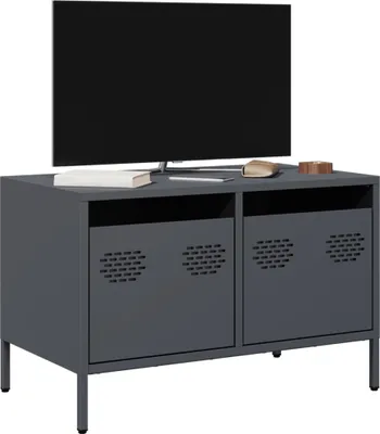 Obrázok produktu pre Maison Exclusive - TV skrinka antracitová 68x39x43,5 cm Valcovaná za studena oceľ