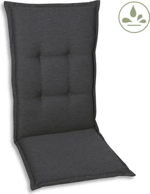 Zdjęcie produktu dla GO-DE Textil, poduszka na fotel średnia, szara, 20924-25