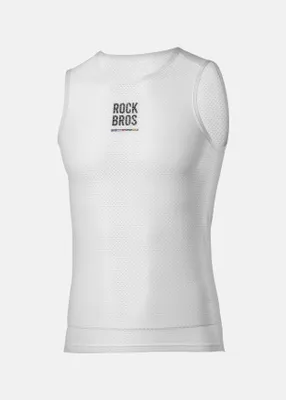 Immagine prodotto di ROCKBROS Maglia da ciclismo senza maniche, unisex, ad asciugatura rapida, traspirante, leggera, per mountain bike e bici da corsa, colore bianco, taglia XL