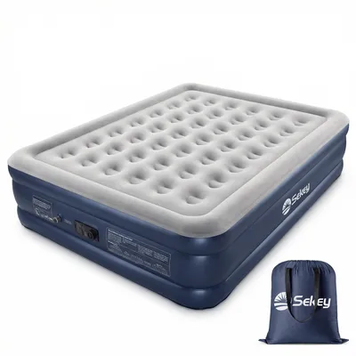 Produktbild von Sekey 203 x 152 x 46 cm Luftmatratze Selbstaufblasend Luftbett mit integrierter Pumpe für 2 Person