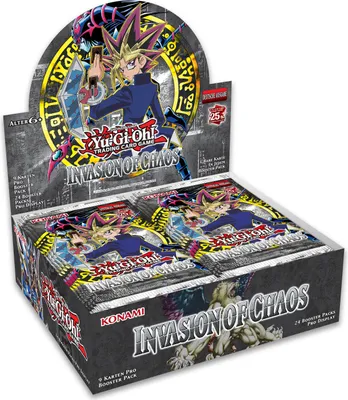 Produktbild von Yu-Gi-Oh! Invasion of Chaos – 25th Anniversary Edition Booster-Display (24) – DE