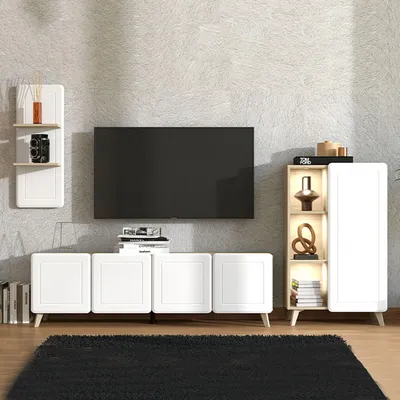 Produktbild von Colverde - Wohnzimmerset, Weiß, Modular