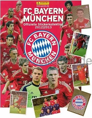 Produktbild von Panini - FC Bayern München - Stickerkollektion 2012/13 - Komplettsatz + Leeralbum