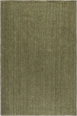 Image de Tapis rond, forme ronde, motif simple, tissé main, jute J