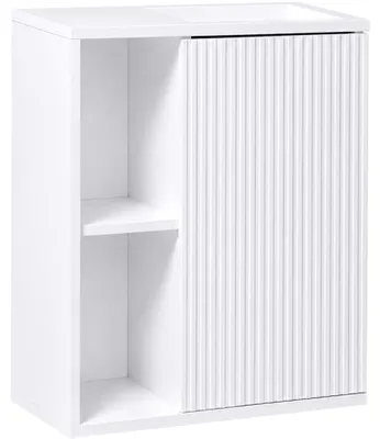 Zdjęcie produktu dla Szafka pod umywalkę do toalety Sofia - biały, matowy - 49,5 x 62 x 25 cm
