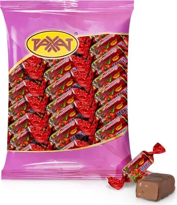 Produktbild von Schokokonfekt - Krasnij mak, mit Mandeln, Rakhat, 150 g