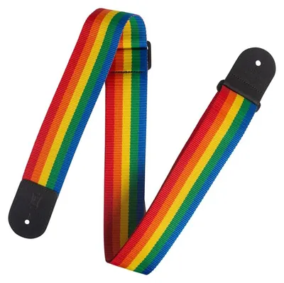 Produktbild von Levys Leathers M8POLY-RNB 2" Poly Gitarrengurt Regenbogen