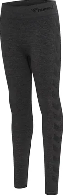 Produktbild von hummel hmlCI JUNIOR SEAMLESS TIGHTS - BLACK MELANGE - 122/134